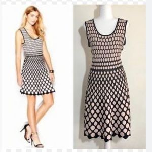 Bar lll Baby pink and black sweater dress